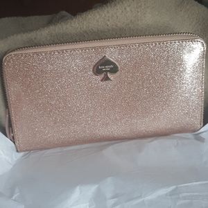 Kate Spade Wallet Rose Gold